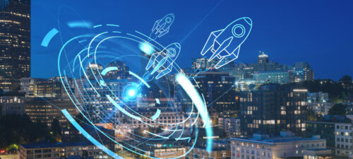illuminated-aerial-cityscape-seattle-downtown-night-time-washington-usa-startup-company-launch-project-seek-develop-scalable-business-model-hologram